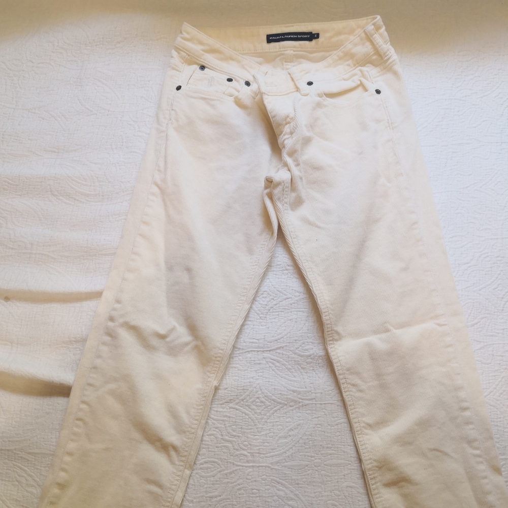 Ralph Lauren vintage off-white corduroy jeans